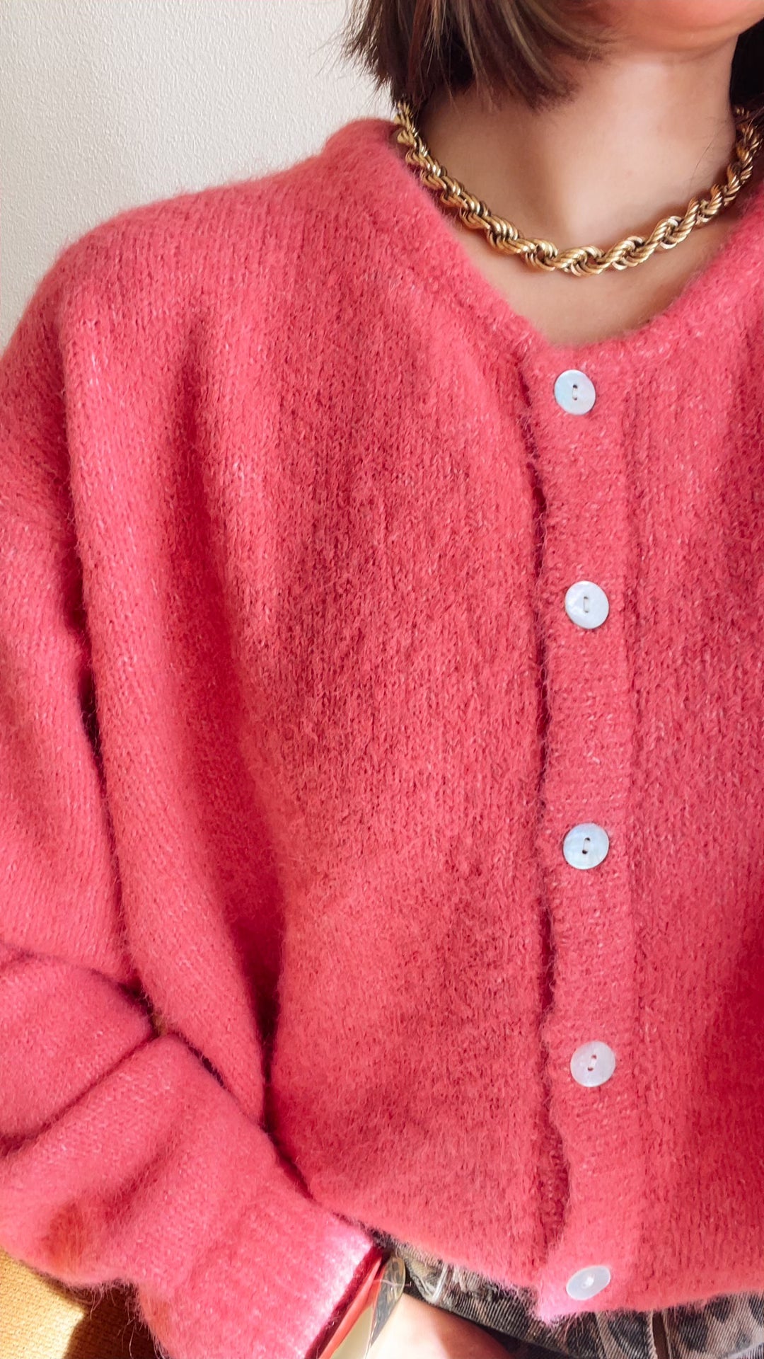 Gilet LILI - Framboise