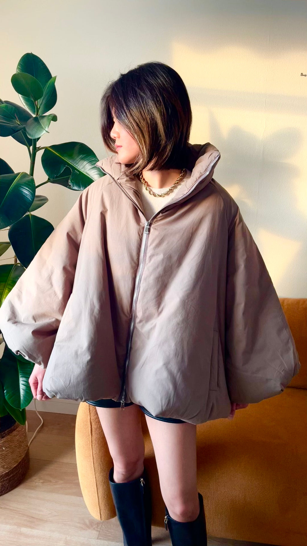 Doudoune MONTANA - Taupe