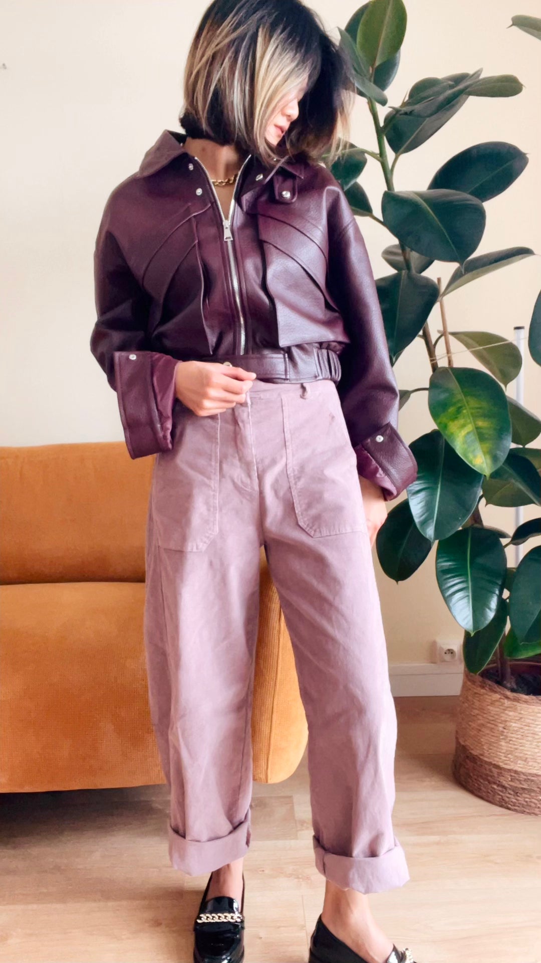 Pantalon ELLY - Vieux Rose